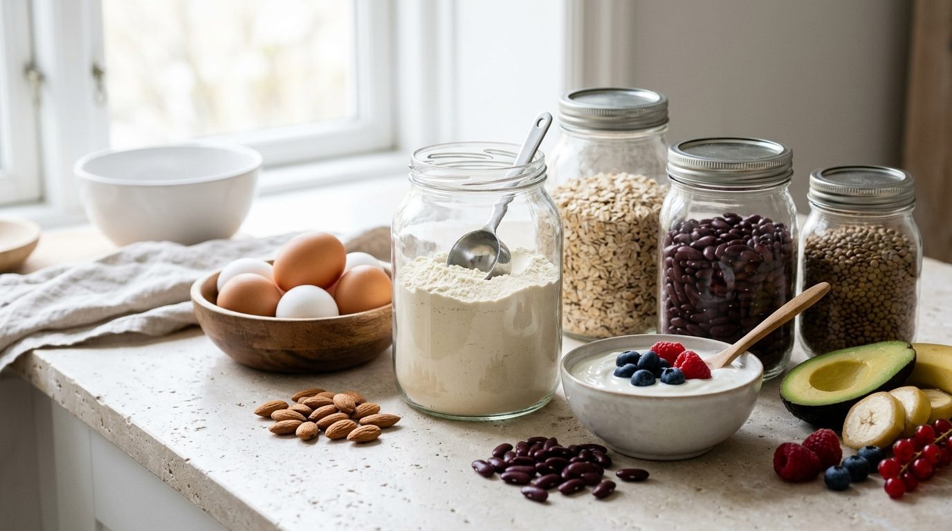 Illustrationsfoto til emnesiden: Proteinpulver