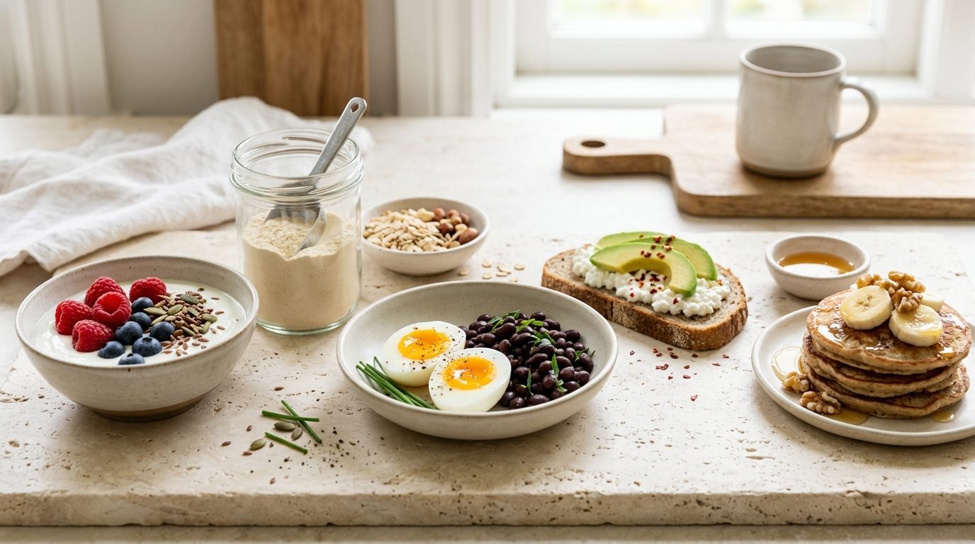 Illustrationsfoto til guiden: 5 hurtige morgenmåltider med højt proteinindhold